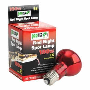 ProRep Reptile Bulb 100W Heat Basking Red Night Light Nocturnal Spot Lamp BC - Picture 1 of 1