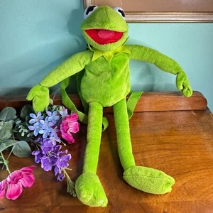 Zaino KERMIT LA RANA Disney The Muppets morbido peluche borsa giocattolo Jim Henson 2012 - Foto 1 di 18