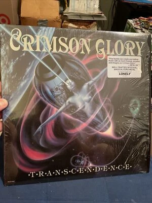 crimson glory transcendence record 1988 In Shrink Hype Sticker Sanctuary Vinyl - Image 1 of 4