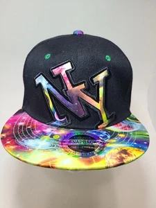 Cosmic New York Sportmütze Snapback Mehrfarbig Schwarz Neuzustand - Bild 1 von 8