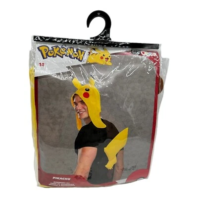 Adult Pokemon Pikachu Costume Accessory Kit Headpiece & Tail NEW - Image 1 of 2