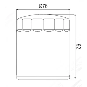 FILTRO OLIO CHAMPION COF071B HARLEY DAVIDSON-BUELL - Bild 1 von 3