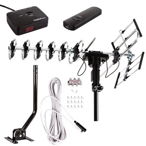 Outdoor Antenna 200 Miles Long Range with Remote Motorized 360 Degree Rotation - Picture 1 of 9