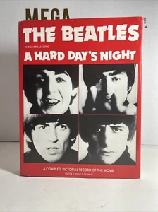 1977 THE BEATLES A HARD DAY’S NIGHT: Movie Pictorial - HC, DJ, 1st Edition, RARE - Picture 1 of 24