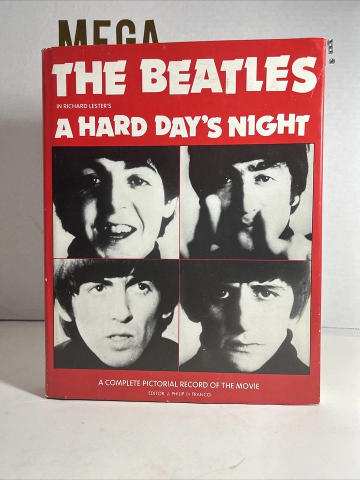 1977 THE BEATLES A HARD DAY’S NIGHT: Movie Pictorial - HC, DJ, 1st Edition, RARE - Image 1 of 4