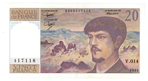 Frankreich ... P-151a ... 20 Francs ... 1984 ...  Auswahl *UNC*😀 - Bild 1 von 2