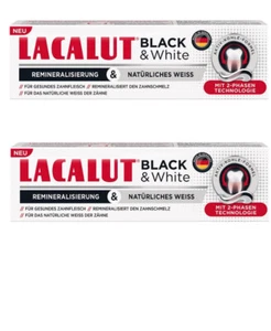 Lacalut Black&White toothpaste 75 ml x 2 pcs - Picture 1 of 1