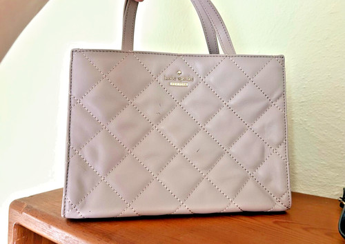 Borsa a tracolla Kate Spade liscia trapuntata Emerson Place rosa antica