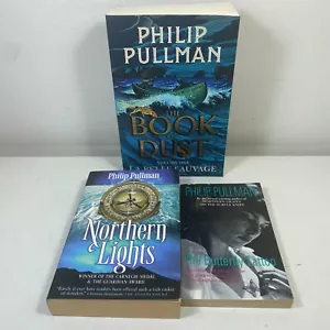 3 Lot Philip Pullman- The Book of Dust, Northern Lights, The Butterfly Tattoo - Picture 1 of 10