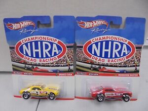 Hot Wheels Racing NHRA Snake & Mongoose Drag Cars