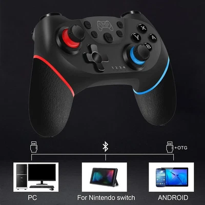 CONTROLLER WIRELESS-BLUETOOTH COMPATIBILE CON NS/NS LITE/NS/ OLED/ANDROID/PC!!! - Immagine 1 di 4