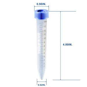 Tubos centrífugos Biologix® 15 ml, sello de tapón, no estériles, caja de 100 - Imagen 1 de 2
