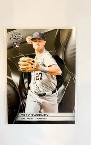 2023 Topps Chrome Black Trey Sweeney RC #TCS-B Detroit Tigers Rookie - Picture 1 of 2