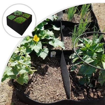 Rectangular Garden Grow Bags for Flowers Reusable Design for Multiple Seasons - Image 1 of 4