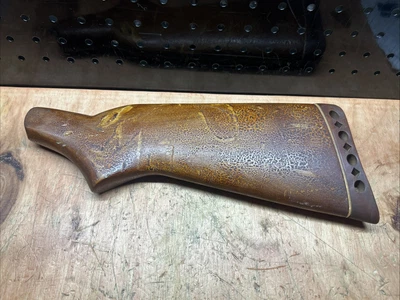 H&R TOPPER 148 12GA / 16GA SHOTGUN WOOD BUTT STOCK WITH RECOIL PAD SEE PICS #33 - Image 1 of 4