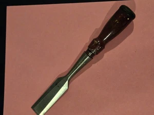 Stanley 1 " No. 750 Socket Bevel Chisel , Clean, Original Handle - Picture 1 of 7