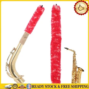 Saxophone Mouth Tube Cleaning Brush Soft Flute Cleaning Brush for Sax Neck Mouth - Afbeelding 1 van 12
