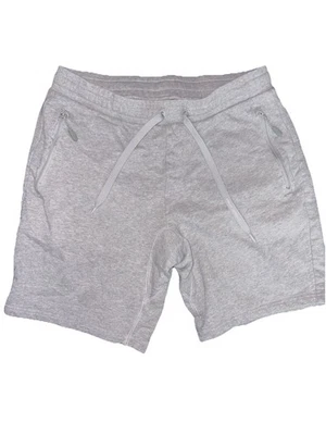 Shorts masculinos Armani Exchange com cordão e bolsos com zíper tamanho GRANDE cinza - Imagem 1 de 4
