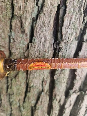 Caña de pescar con mosca de bambú South Bend 359-9 mango de corcho de 3 piezas Foto 1 de 4