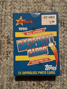 Topps / Ames 1990 All-Star MLB Set Carte Edizione da Collezione - 33 Card complete - Foto 1 di 3