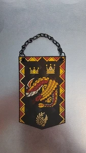 Mini pancarta de tela hecha a medida Monster Hunter Wilds Seregios - Imagen 1 de 2