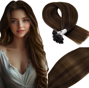 Vivien Braun Queratinas Cabello Extensiones Natural Humano Queratina Extensiones - Imagen 1 de 26