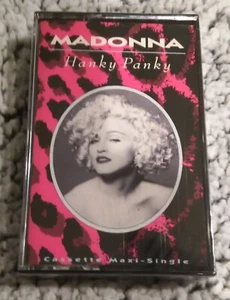MADONNA SEALED HANKY PANKY CASSETTE MAXI BLACK BOX TAPE US 1990 I'm Breathless - Picture 1 of 3