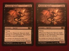 X2 - Hypnotic Specter Magic 2010 / M10 NM Black Rare MAGIC GATHERING