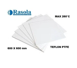 FOGLIO TEFLON LASTRA PTFE VARI SPESSORI MATERIALE ALTA TEMPERATUR - Foto 1 di 1