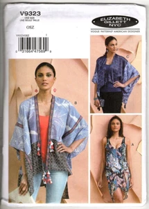 Vogue Elizabeth Gillett V9323 Misses One Size Cover Ups Uncut Sewing Pattern - Picture 1 of 3