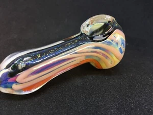 3” USA HEAVY HAND PIPE BOWL BLOWN GLASS TOBACCO DICHRO SMOKE FLOWER SMOKING KB5O - Picture 1 of 12
