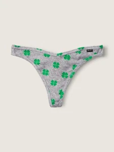 VS PINK COTTON THONG - Classic Stormy Shamrock - Small - Picture 1 of 3