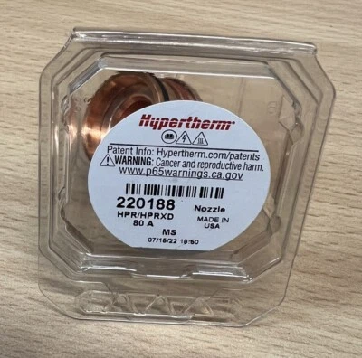 220188 Hypertherm Nozzle 80 A (HPR130XD/260XD)