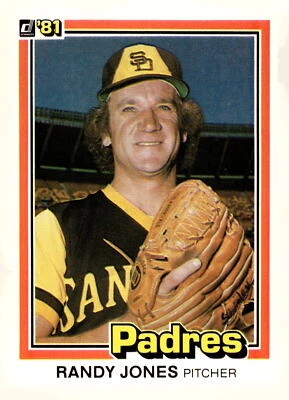 1981 Donruss #122 Randy Jones - Image 1 of 2