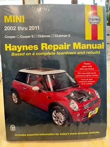 Mini 2002 thru 2013 Haynes Repair Manual Haynes Automotive Cooper Cooper S CLUB - Picture 1 of 3