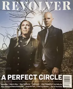 A PERFECT CIRCLE April 2018 REVOLVER Magazine METALLICA / OZZY / GREYHAVEN / +++ - Picture 1 of 1