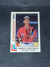 Nardi Contreras 1989 Best Jacksonville Expos #26 Auto Autographed Signed Card