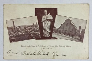 Cartolina Bologna - Festa di S. Petronio, Patrono di Bologna. Viaggiata. - Imagen 1 de 2