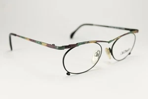 Monturas de gafas vintage Van Doesburg rojas, verdes y amarillas años 80 retro RX 52-18-140 - Imagen 1 de 7