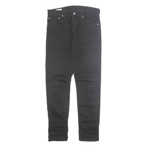 LEVI'S 502 Jeans Big E Mens Black Regular Tapered W32 L32 - Picture 1 of 6