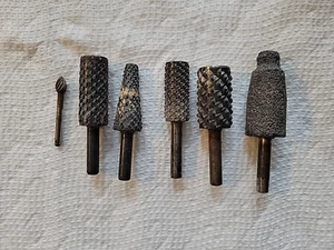 Vintage Wood Cutting Steel Rotary Rasps Tools - Germany - 6 Pcs - Picture 1 of 10