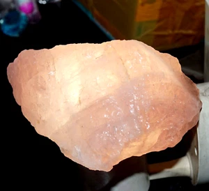 GIE Certified 2715 Ct Natural brazil Earthen Pink Morganite Rough Loose Gemstone - Picture 1 of 7