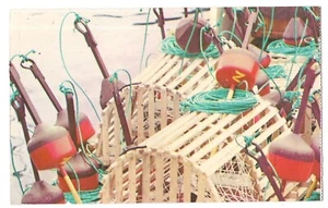 LOBSTER TRAPS Artistic Photo Cape Cod MA Postcard Massachusetts - Picture 1 of 2