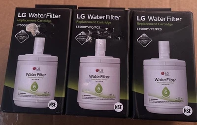 LG Water Filter Cartridge LT500P 6 Month 500 Gallon Capacity - 3 PACK - Image 1 of 4