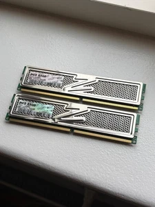 OCZ Platinum Nvidia SLI-Ready 2GB (2x1GB) DDR2-1066 RAM OCZ2N10662GK PC2 8500 - Picture 1 of 2