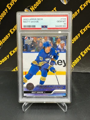 Matt Savoie Young Guns PSA 10 - Buffalo Sabres Foto 1 de 2