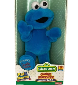 Vintage Sesame Street Cookie Monster Pal of the Month January 2000 NEW IN BOX - Picture 1 of 10
