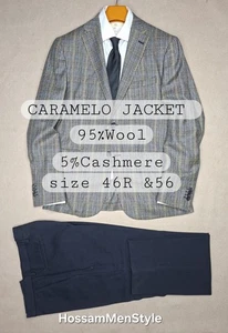 CARAMELO Brand, Slim Fit,Beige Jacket Blazer, Size 46US & 56EURO - Picture 1 of 22