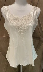 Vintage Cinema Etoile Babydoll Damen Gr. M Camisole Creme - Bild 1 von 14