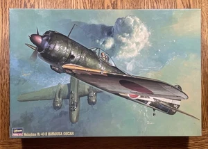 Ki-43-II Hayabusa (Oscar) - Hasegawa 1/32 Scale Unassembled Model Kit#8053 - Picture 1 of 13